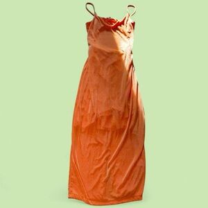 Charmedhearts Vibrant Orange dress